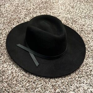 Stylish Black Fedora Hat